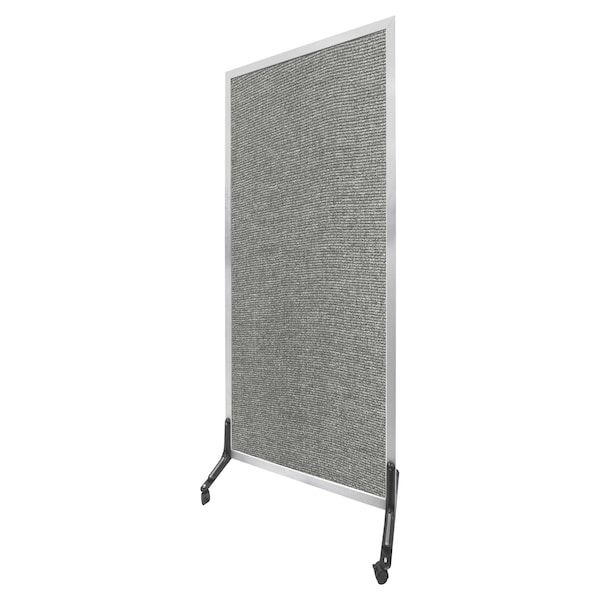 Freestanding Full Fabric Panel 72"x36" Grey Mix